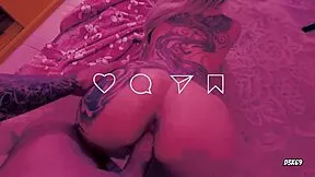 asmr blowjob from my slut stepsister ends with cum gulp pov