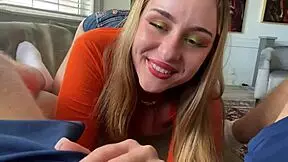 Thick step sister Zoey Uso begs one last creampie ride household fantasy