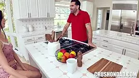 Virgin teen caught sucking cock in wild threesome poundfest?