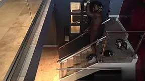 Petite college slut Kylie Quinn rides big black cock sloppy deepthroat facefucking cowgirl