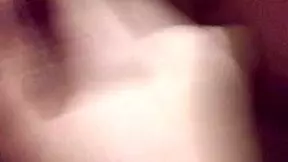 Chubby lesbian babe's fat pussy gets fingered to juicy squirting orgasm