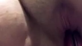 Chubby lesbian babe's fat pussy gets fingered to juicy squirting orgasm