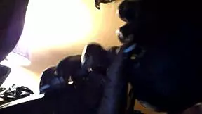 EBONY TEEN SPITS SLOPPY TOP ON BIG BLACK COCK FOR FACIAL FINISH!