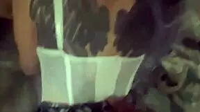 She's late for class again but somehow right on time for that classroom thrill with her guy