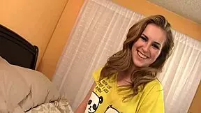 yo this barely legal teen takes rough missionary cock deep in her pussy 👀