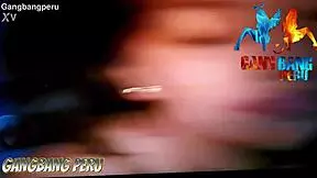 that peruvian nympho slut gets wild in kinky orgy party