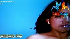 that peruvian nympho slut gets wild in kinky orgy party