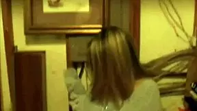 hey neighbor 😘 watch this cute teen strip panties tease her shaved pussy!