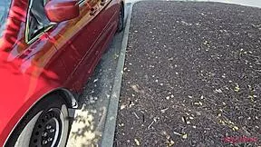 omg becky tailorxxx, your cheating pussy rides stepson's cock in public lot?!? 🚗💦