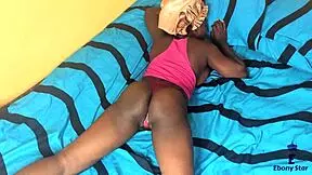 whoa this ebony cheater rides her bro-in-law cowgirl style 🔥🍑