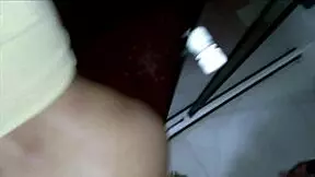 Caught her shitting so i crossdress and anal creampie her tight ass!