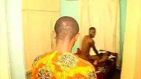 during our threesome my friend surprises me by rimming my ass then fisting it while i pound the slut