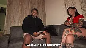 stepbro's all muscled up now, tanned colombian culona jumps on his cock in bedroom roleplay