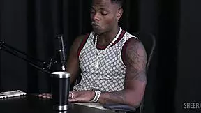 wanna peek at sheer red lingerie on tattooed brazilian slut?