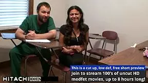 troubled latina teen patient yesenia sparkles hitachi vibrated to screaming orgasms by doctor in tampa hospital