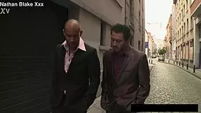 hey, petite destiny's gettin dped hard by two hung guys - quick cumshots everywhere!