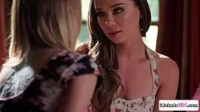 hey blonde lesbian babe wanna lick this big tits first timer's pussy so bad right now?? 👅💋