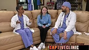 Petite Ass Spread Close-Up with Latex Gloves Vibrator