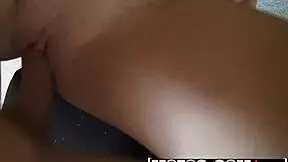 Gym blonde's tight ass begs for POV deepthroat and anal pounding