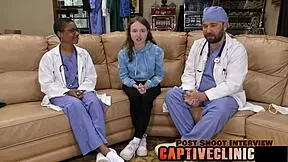 Petite Ass Spread Close-Up with Latex Gloves Vibrator