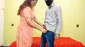 Desi Indian Bhabhi's Huge Tits and Big Ass Bounce in Hard Doggystyle Pounding with Hindi Audio