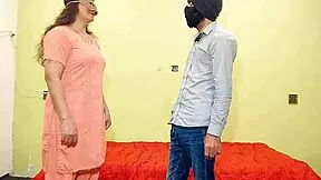 Desi Indian Bhabhi's Huge Tits and Big Ass Bounce in Hard Doggystyle Pounding with Hindi Audio