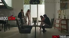 Horny big ass BRIDE Gizelle Blanco starts SLoppy DEEPTHROAT fucking before witnesses