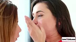 oh no teen caught my gf licking secretary's pussy now i'm joining to finger n lick em both