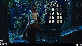 coco bae frozen as horny brunette licks wet pussy and fucks her hard