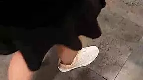 whoa paid sex with stranger lets me grope her tits in public