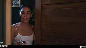 coco bae frozen as horny brunette licks wet pussy and fucks her hard