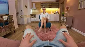 that hot romanian teacher got a facial from her student dude