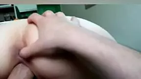 uhh my boyfriend's watching this huge cock destroy my tight asian ass... massive cumshot!!