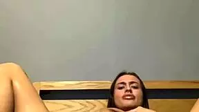 this slutty goth teen just loves pounding her little tight ass until she squirts cum everywhere