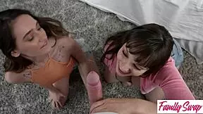 hey pump that cum deep in swap mommy lexi luna durin our wild family orgy... big tits milf takes double creampie n ripped clothes