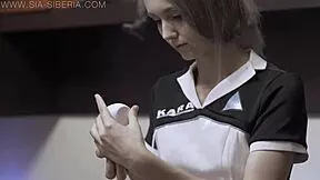 sia siberia slips into kara cosplay for intense webcam dildo pounding