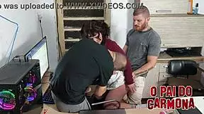 Double ass domination as mature Brazilian Candy Crush gets her big ass pounded raw by the Carmonas!