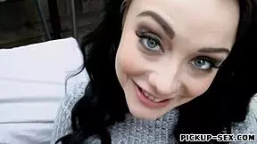 Amateur Petite Tattooed European Slut Sucks Cock Then Gets Hardcore Pounded Outdoors in Vacant Public Spot for Cash