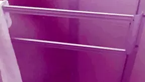 walked in on shy latina stepsis in bathroom, she turns slutty loving big cock doggystyle and missionary