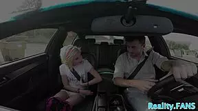 Petite teen bends over socks on for deep pussyfucking doggystyle pounding