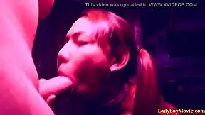 ladyboy fujiko gets her ass pounded bareback hard