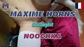 santa makes her christmas dream come true by the tree