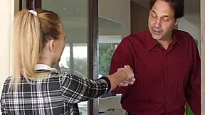 BOOTY BABYSITTER SLAMMED BY MONSTER COCK DOGGYSTYLE