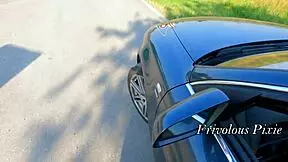 Dude caught me fingering pussy in car now he makes me squirt huge 😩💦