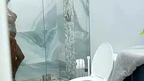 MY BLACK STEPMOM lets me SUCK her huge tits deepthroat