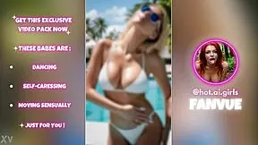 😍 hot curvy blonde babes in lingerie at pool party, big tits and asses everywhere!