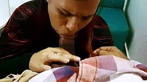 Watch this guy fuck his stepmom hard till he unloads semen deep in her thick ass