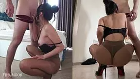 Sexy Student EARNs GRADES With COCK RIDING And DEEPTHROAT SWALLOW