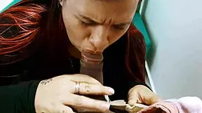 Watch this guy fuck his stepmom hard till he unloads semen deep in her thick ass