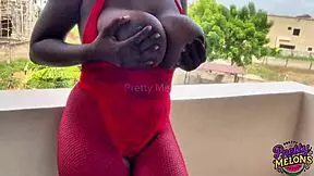 Early Morning Outdoor Titty Fuck Brings Squirting Passion